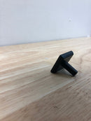 Miseno mckbk3106 argus 1-1/16" square cabinet knob - black