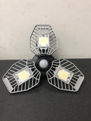 Beyond bright BEBRPRO-MC4 7.5 in. x 4.25 in. 6000 Lumens Single Pole Occupancy LED Flush Mount Motion Activated Garage Light