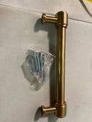 Signature Hardware 489669 Lazzara 5-1/16 Inch Center to Center Hammered Bar Cabinet Pull - Champagne Bronze