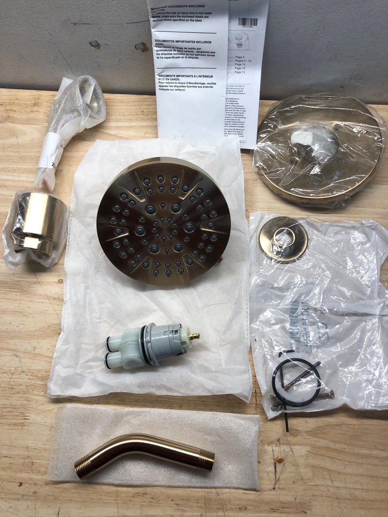 Delta T14235-CZ Saylor Monitor 14 Series Single Function Pressure Balanced Shower Only - Less Rough-In Valve - Champagne Bronze