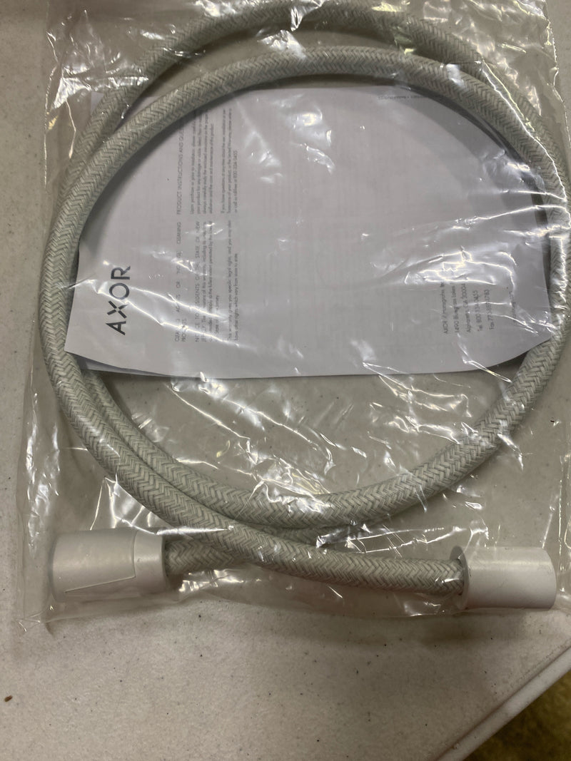 Axor 28261700 Shower Solutions 63" Textile Hose with Cylindrical Nut - Matte White
