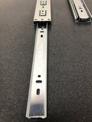 Knape and Vogt KVDUR45B14 DuriSlide 14 Inch Full Extension Side Mount Ball Bearing Drawer Slide with 100 Lbs. Weight Capacity - Pair - Zinc