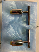 Kohler K-T14414-4-CP Purist Widespread Double Handle Wall-Mount Bathroom Sink Faucet Trim Kit in Polished Chrome (Valve Not Included)