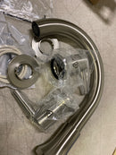 Delta T2759-SS Trinsic Deck Mounted Roman Tub Filler Trim with Metal Lever Handles - Brilliance Stainless