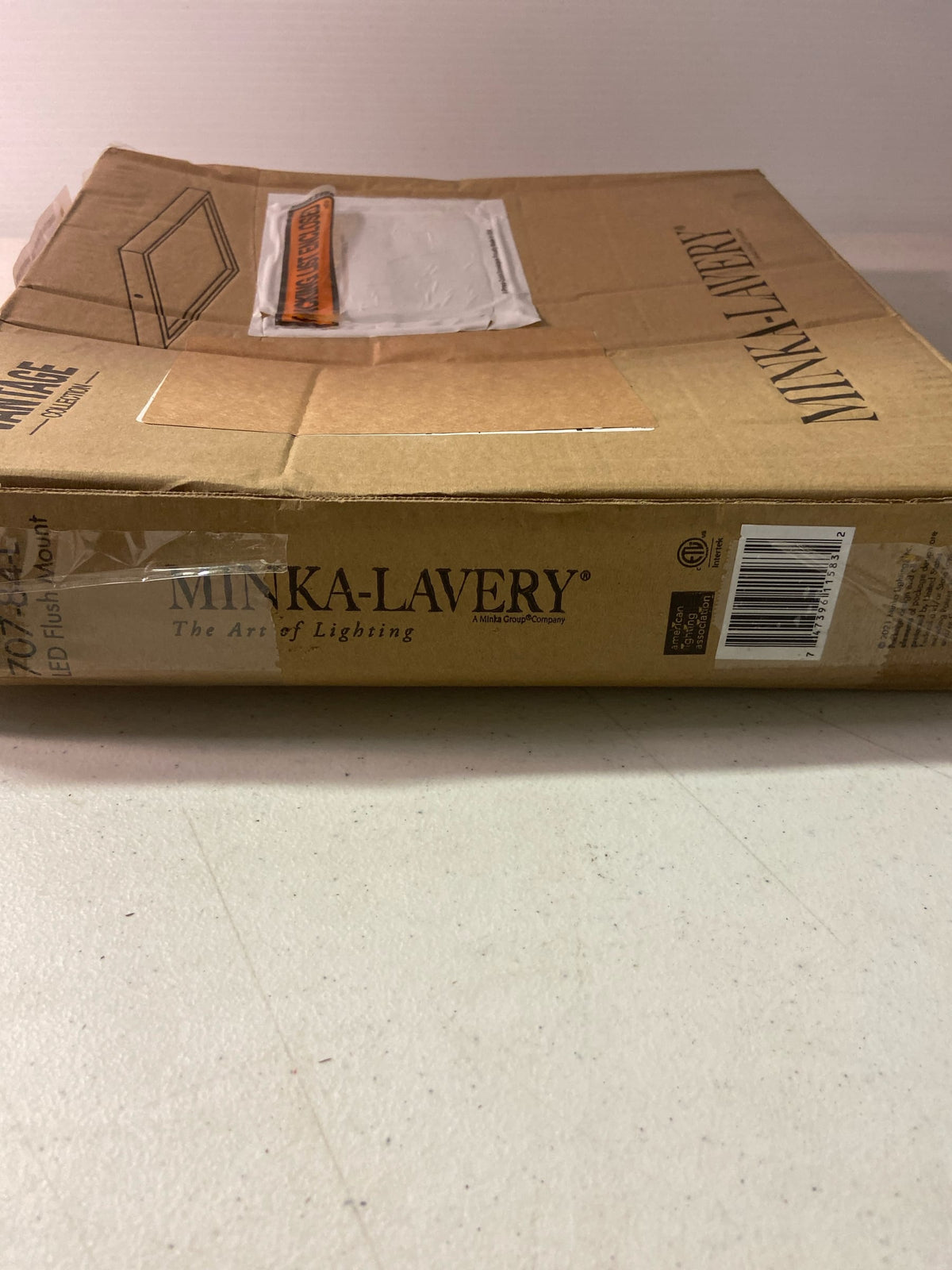 Minka Lavery 707-84-L Vantage 11" Wide Square LED Flush Mount Ceiling Fixture - Brushed Nickel