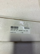 Omnia 9465/640.32D Stainless Steel 25-3/16" Center to Center Sleek Thick (14mm) Cabinet Bar Handle / Drawer Bar Pull - Brushed Stainless Steel