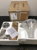 Kichler 42328OZCS Everly 12-1/2" Wide Single Light Schoolhouse Pendant with Clear Seedy Glass Shade - Olde Bronze