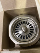 Blanco 4-1/2" Disposal Flange Trim Insert and Strainer Fits Over Existing Insinkerator Disposal Flange