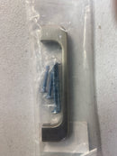 Jeffrey Alexander 264-96SN Alvar 3-3/4" Center to Center Slim Rounded Corner Cabinet Handle / Drawer Pull - Satin Nickel