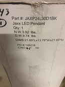 AFX JAXP24L30D1BK Jaxx 24" Wide LED Sputnik Chandelier - Black
