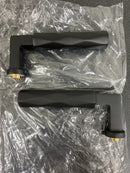 Emtek C510TRUS19 Tribeca Passage Door Lever Set from the SELECT Brass Collection with CF Mechanism - Flat Black