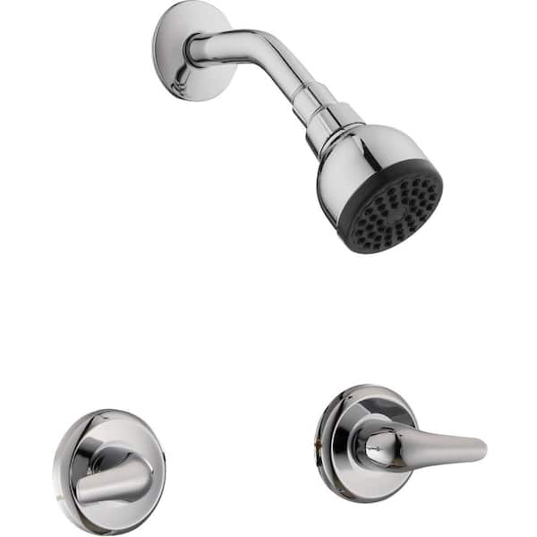 Glacier bay HD833X-0101 Aragon Double Handle 1-Spray Shower Faucet 1.75 GPM in Chrome