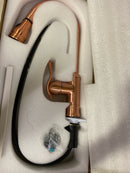 Akicon AK415C Single-Handle Pull-Down Sprayer Kitchen Faucet in Copper