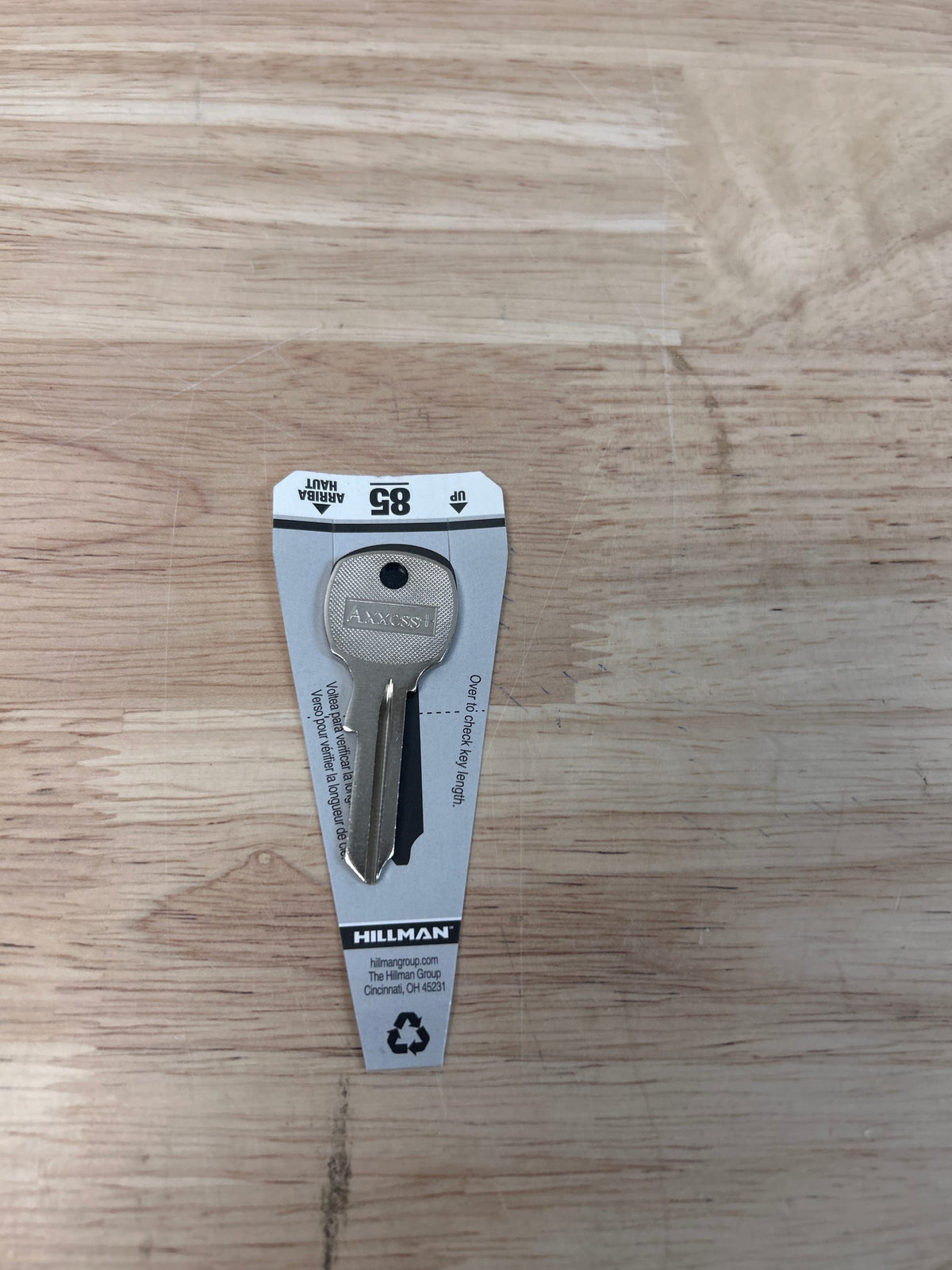 Hillman 88069 #85 National Cabinet Lock Key Blank