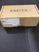 Emtek 8377MB Rustic Modern Rectangular Double Cylinder Keyed Entry Deadbolt from the Sandcast Bronze Collection - Medium Bronze