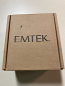 Emtek 5122ROUUS26 Round Knobset Single Cylinder Keyed Entry Door Knob Set with Square Rose - Polished Chrome