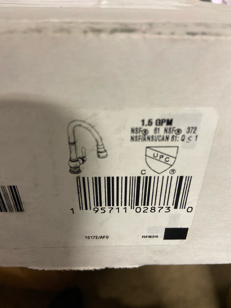 KOHLER K-99259-BL Artifacts Kitchen Sink Faucet, 17.63 x 4.31 x 8.50 Inches, Matte Black