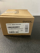 Emtek 5052US4.TAUS4.KNUS4.LH Knurled T-Bar Left Handed Non-Turning Two-Sided Dummy Door Lever Set with Modern Rectangular Rose from the SELECT Brass Collection - Satin Brass