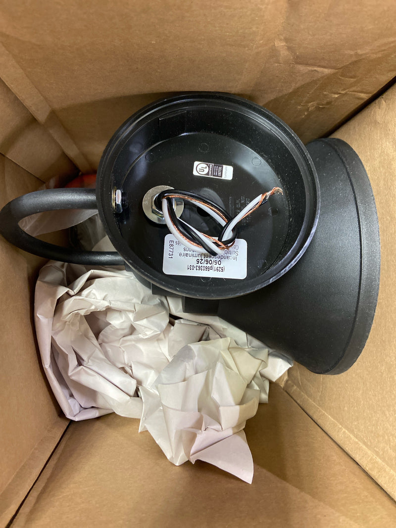 Progress lighting P560363-031 Bayside Black Coastal Outdoor Wall Lantern