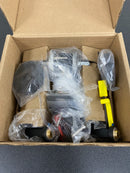 Emtek C510TRUS19 Tribeca Passage Door Lever Set from the SELECT Brass Collection with CF Mechanism - Flat Black