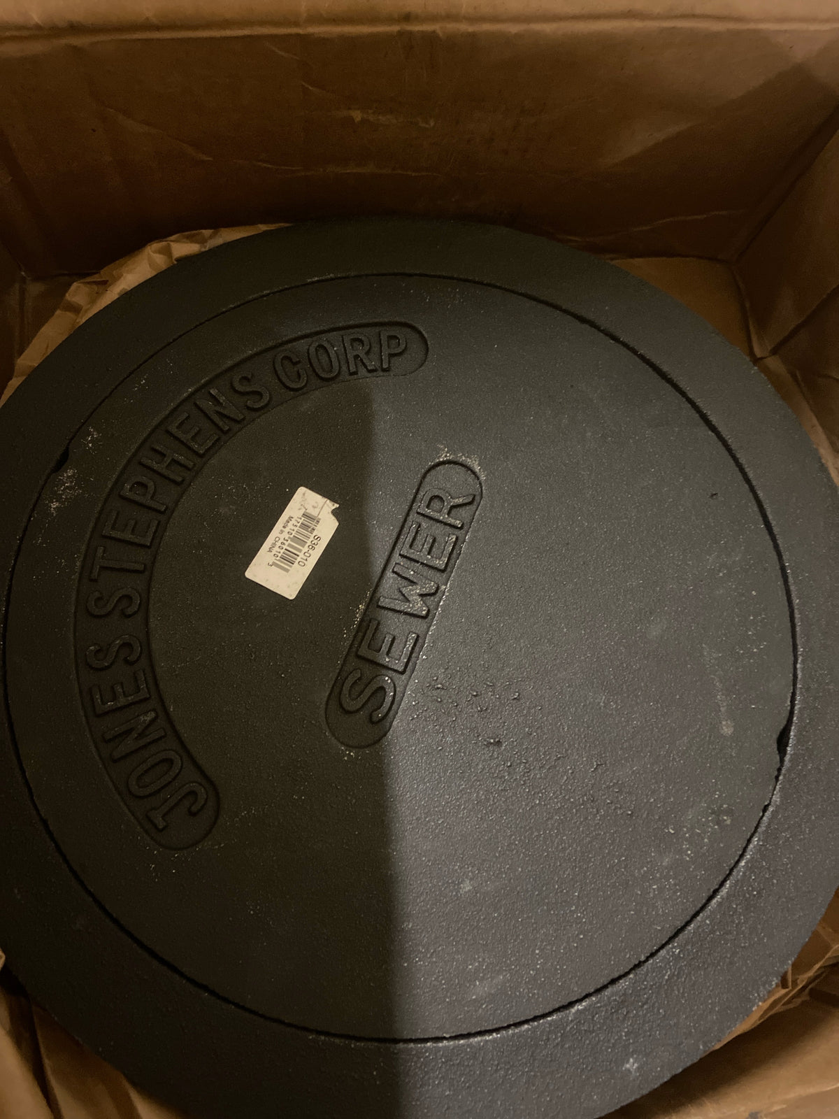 Jones Stephens S36010 10" Sewer Box Sewer Lid and Ring - N/A