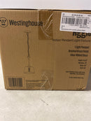 Westinghouse 6130200 Aggie 10" Wide Mini Pendant - Brushed Brass
