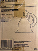 Westinghouse 6117300 Harwell 9" Tall Wall Sconce - Matte Black
