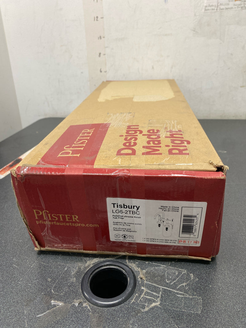 Pfister LG6-2TBC Bathtub-faucets, Polished Chrome