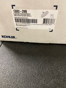 Kohler K-13692-2MB Traditional Round 8" Single Function 2.5 GPM Rainhead with MasterClean Sprayface and Katalyst Air-Induction Technology - Vibrant Brushed Moderne Brass