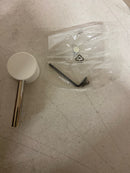 Brizo HLK175-MWPN Odin Kitchen Faucet Handle Kit Lever Handle - Matte White / Polished Nickel