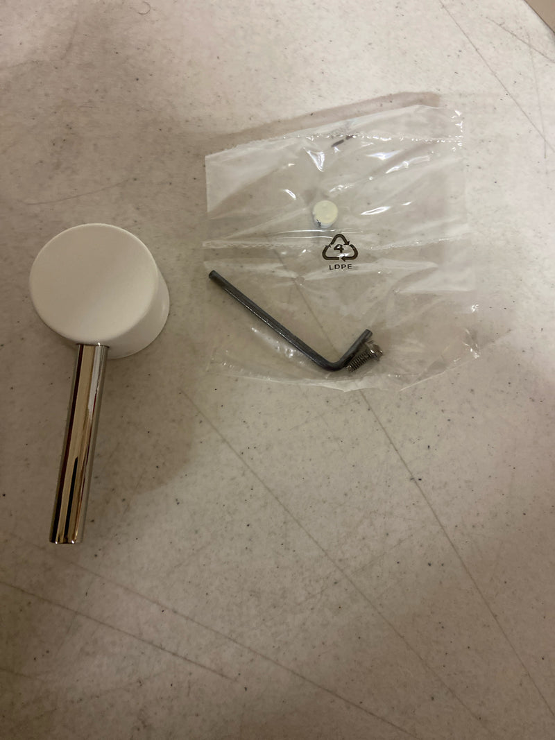 Brizo HLK175-MWPN Odin Kitchen Faucet Handle Kit Lever Handle - Matte White / Polished Nickel