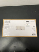 Home decorators collection 39687-HBOF Alberson 12.2 in. W 2-Light Brushed Nickel Integrated LED Bathroom Vanity Light Bar