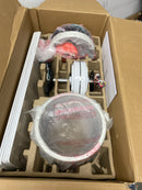 Hampton bay RD5114B-MWH Grantway 48 in. Indoor/Covered Outdoor Matte White Low Profile Ceiling Fan Without Light with Pull Chain Included