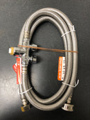 Sharkbite 26039 1/2 in. Brass Push-to-Connect x 3/4 in. FHT 60 in. Dishwasher x 1/2 in. FIP 30 in. Faucet Installation Kit