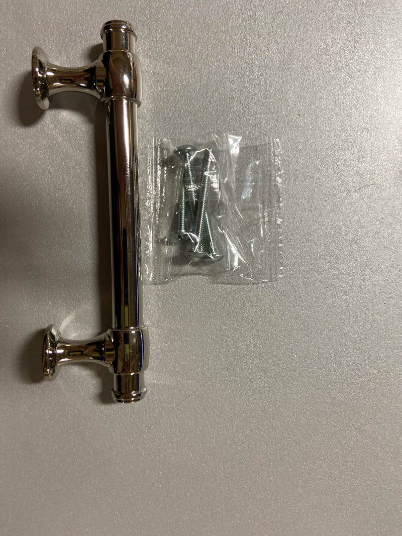 Amerock BP36766PN Winsome 3-3/4 in. (96 mm) Traditional Polished Nickel Bar Cabinet Pull