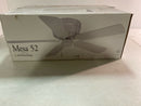 Minka-Aire F565-WH Mesa 52 Inch Flush Mount Low Profile Ceiling Fan in White Finish