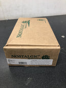 Nostalgic Warehouse Deco Plate Privacy Deco Door Knob in Timeless Bronze