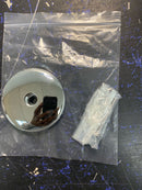 Signature Hardware 446712 3-1/4" Overflow Cover Plate with Single Screw