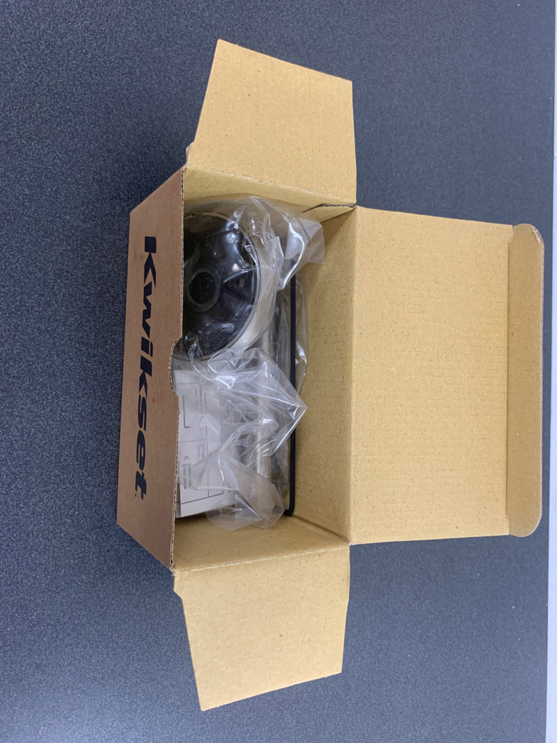 Kwikset 788MILRDT-15 Milan Non-Turning One-Sided Dummy Door Lever with Round Rose - Satin Nickel