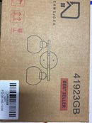 Uixe SSL- 41923GB 13.33 in. 2-Light Matte Black Plus Brass Bathroom Vanity Light with Clear Glass Shades