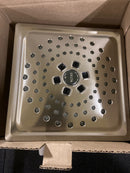 Delta 52684-SS-PR Universal Showering 7-5/8" Square 1.75 GPM Shower Head Full Spray Pattern with Touch Clean and H2Okinetic Technology - Lumicoat Stainless