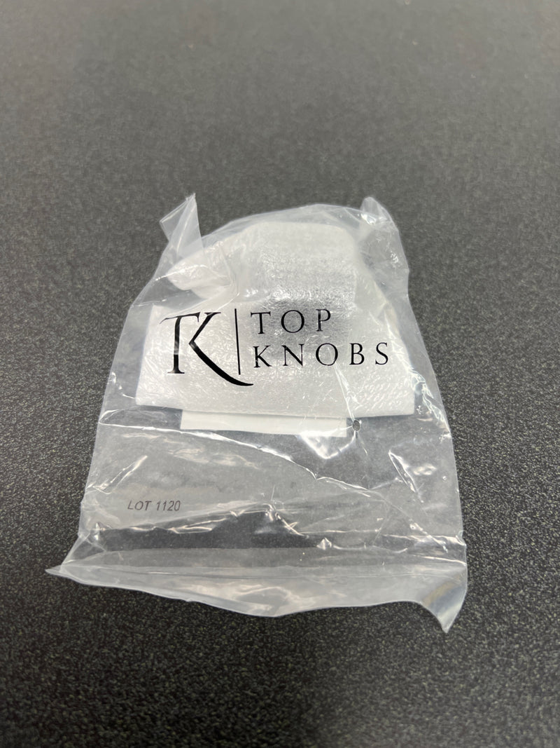 Top Knobs TK32AG Sanctuary 1 Inch Square Cabinet Knob - Ash Gray