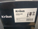 KRAUS Garbage Disposal Air Switch Kit in Spot-Free Stainless Steel with Push Button, AC Adapter, Power Cord, and Air Tube Included, KWDA-200SFS