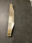 Amerock | Cabinet Edge Pull | Satin Nickel | 6-9/16 inch (167 mm) Center to Center | Aloft | 1 Pack | Drawer Pull | Drawer Handle | Cabinet Hardware