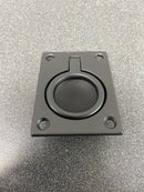 Baldwin 0394190 1-7/8 Inch x 2-1/2 Inch Flush Cabinet Pull - Satin Black