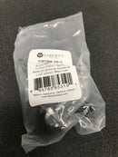 Liberty Hardware P28198K-FB-C Iron Craft 1 Inch Oval Cabinet Knob with Backplate - Matte Black