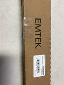 Emtek 84062.RECUS4.KNUS4 Knurled 18 Inch Center to Center Bar Cabinet Pull with Rectangular Stem from the SELECT Collection - Satin Brass / Satin Brass Stem