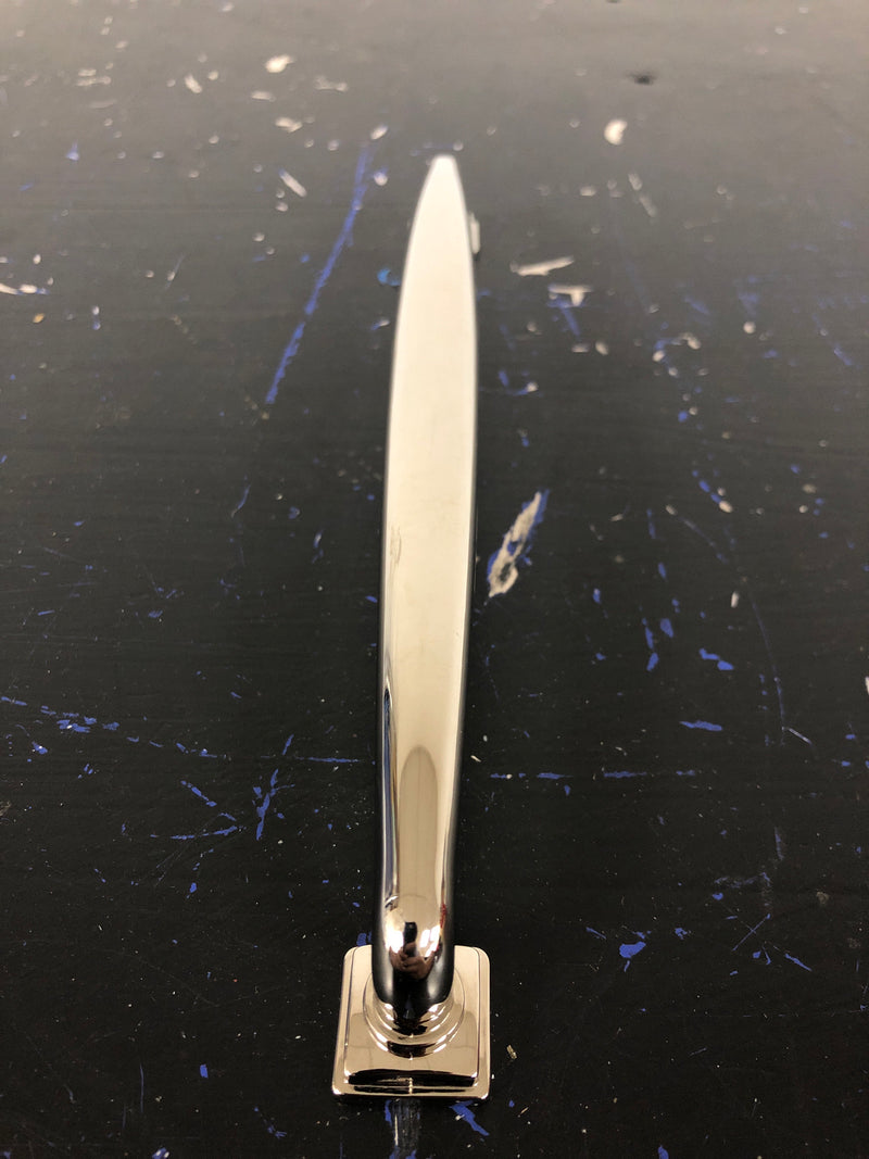 Berenson 1298-1014-P Tailored Traditional 8-13/16 Inch Center to Center Handle Cabinet Pull from the Timeless Charm Series - Polished Nickel