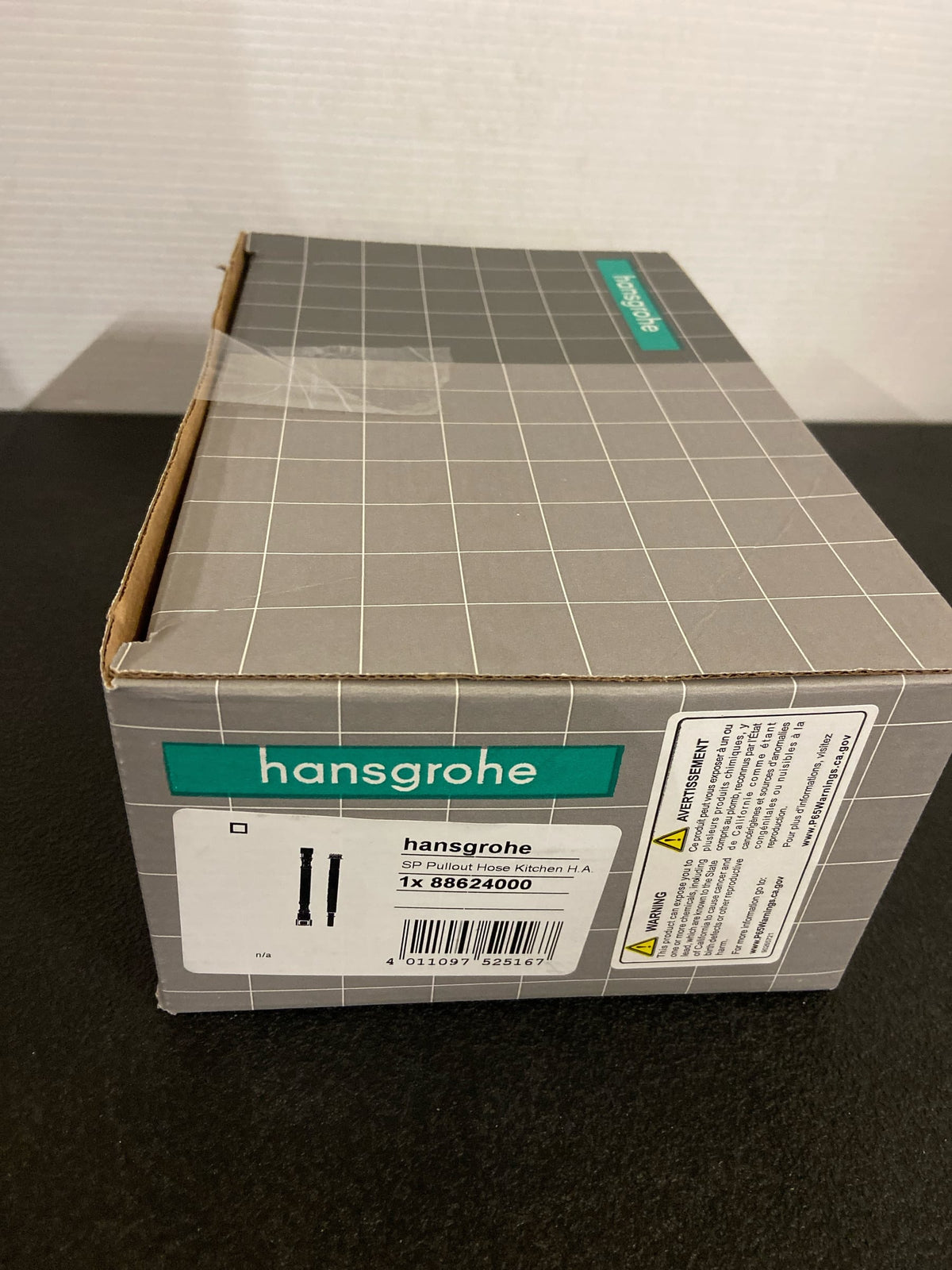 hansgrohe 88624000 Pull-Down Kitchen Faucet Hose, Chrome, Small