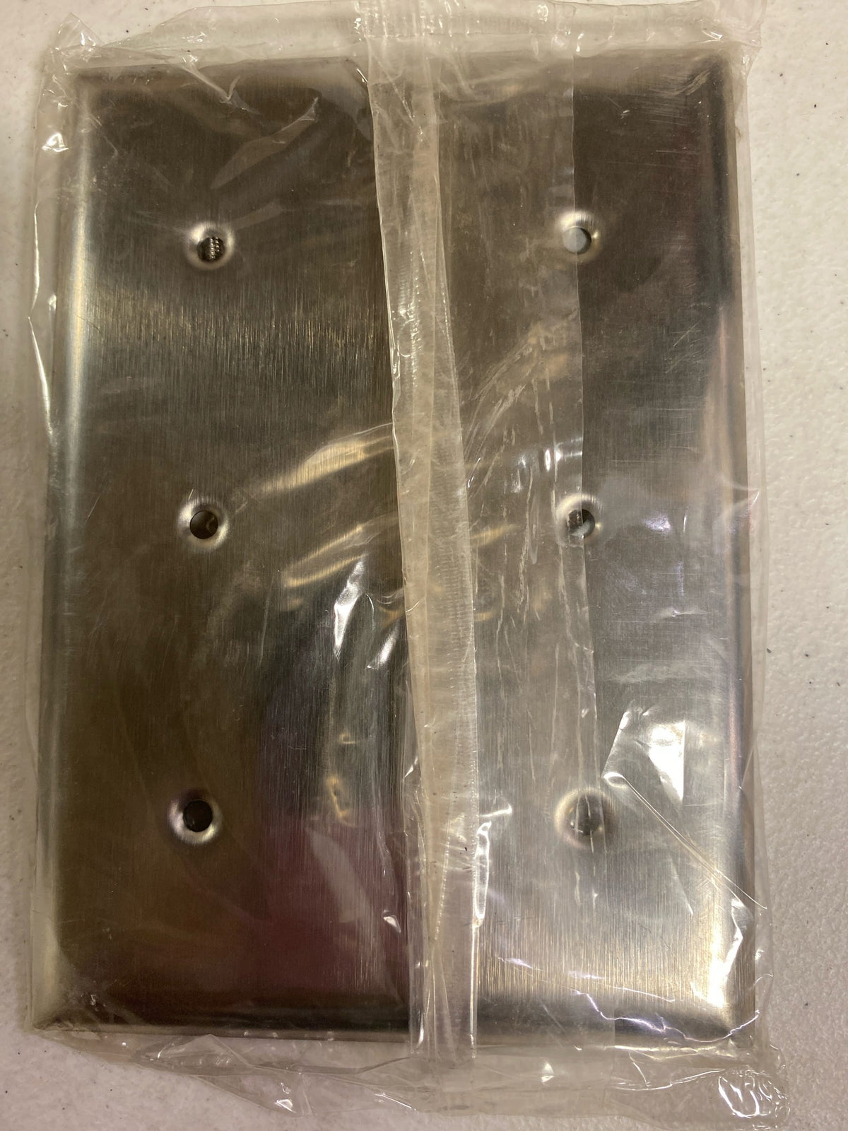 Pass & Seymour SS34 3-Gang Stainless Steel Wall Plate Blank